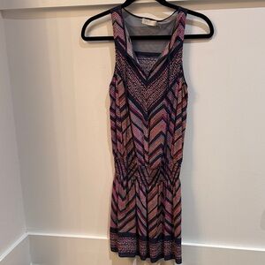 Ramy Brook Vibrant Chevron Mini Dress